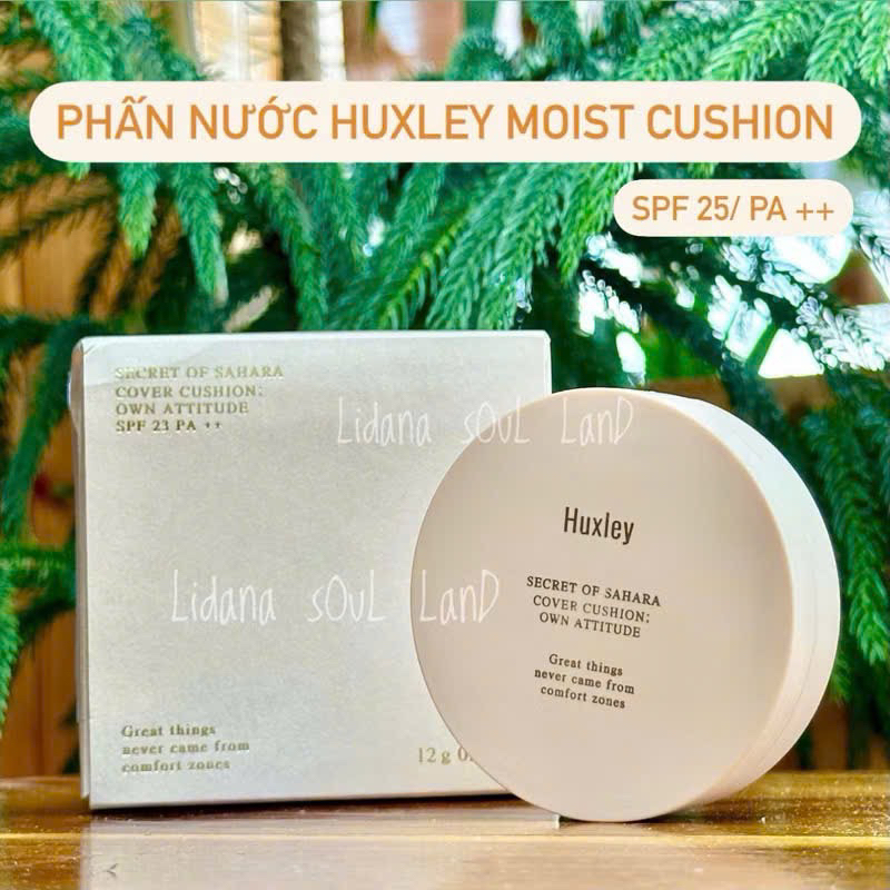 (𝗚𝗼̂́𝗰 𝟴𝟯𝟬𝗸) (Đọc kĩ mô tả) Phấn nước dưỡng da & chống nắng Huxley Moist Cushion