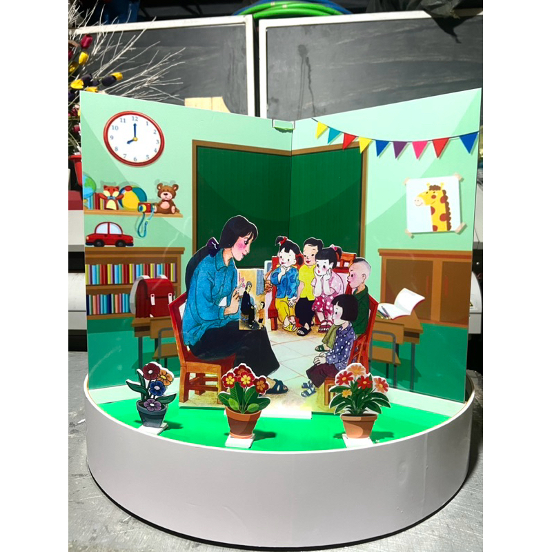 Lấy tăm cho bà - Sa bàn dạy thơ mầm non