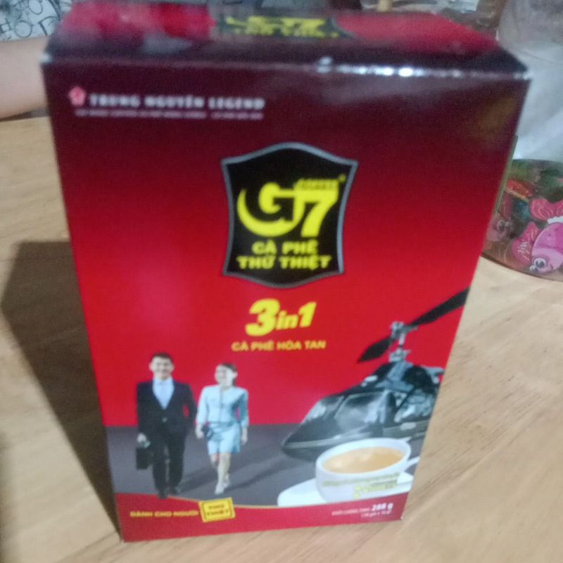 cafe hòa tan 3in1 g7 ( 16gói *16g)