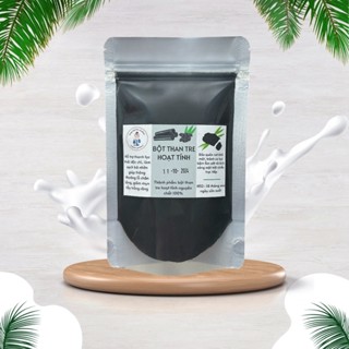 Bột than tre tẩy trắng răng, bột than hoạt tính đắp mặt nạ thanh lọc thải độc