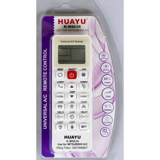 Remote máy lạnh Mitsubishi Huayu MS636+ pin