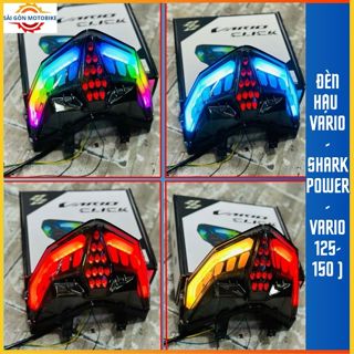 ⭐Đèn Hậu Vario 125-150⭐ Đèn Hậu Shark Power hiệu ứng audi tùy chỉnh >>> Gắn như zin Vario 125-150 ( Bảo Hành 24 Tháng )
