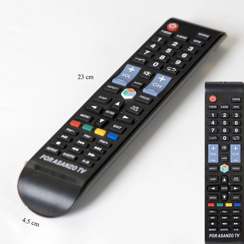 Remote Tivi Asanzo mạng 2+ Pin