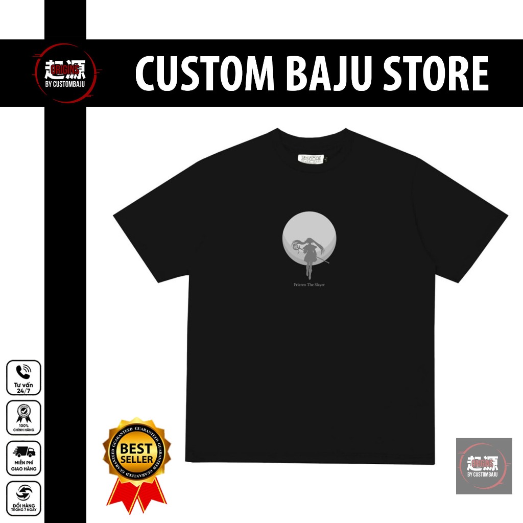 Áo thun Anime Frieren Tee | The Slayer | Beyond Journey's End | BAJU STORE