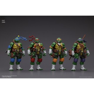 Set 4 mô hình Joytoy 1/18 nhân vật TMNT Ninja rùa chính hãng Joytoy