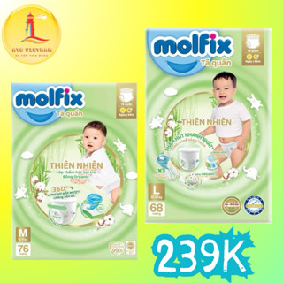 Tã/bỉm quần Molfix gói cực đại tiết kiệm giá tốt đủ size S80/M76/L68/XL62/XXL56 - Giá cực tốt