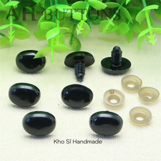 Mắt thú oval có chốt an toàn (gói 10 đôi)