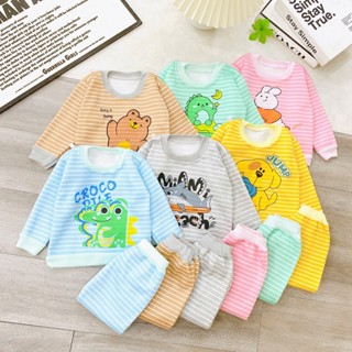  Đồ bộ bé trai  đồ bộ bé gái chất nỉ bông siêu ấm cho bé từ 6kg đến 16kg 