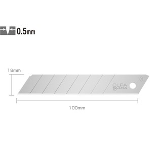 Hộp lưỡi dao OLFA LBB-10B LB-10B LB-10 18mm LBB10K LB10K LBB10K (10 lưỡi/hộp)