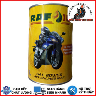 Nhớt tổng hợp RAFOIL 20W50 dành cho xe số, côn tay - Nhập khẩu UAE