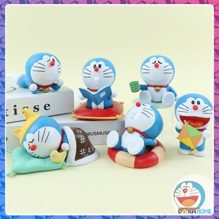 Set mô hình Doraemon Doremon 6cm cute dễ thương mô phỏng set blindbox Doraemon Take a break QT0094