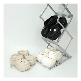 [ CHÍNH HÃNG ] DÉP CROCS STOMP MÀU ĐEN / TRẮNG / BEIGE