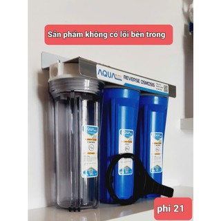 Bộ lọc nước, bộ lọc sinh hoạt 3 cấp ren trong 21 ( Bộ sản phẩm chưa bao gồm lõi lọc bên trong)