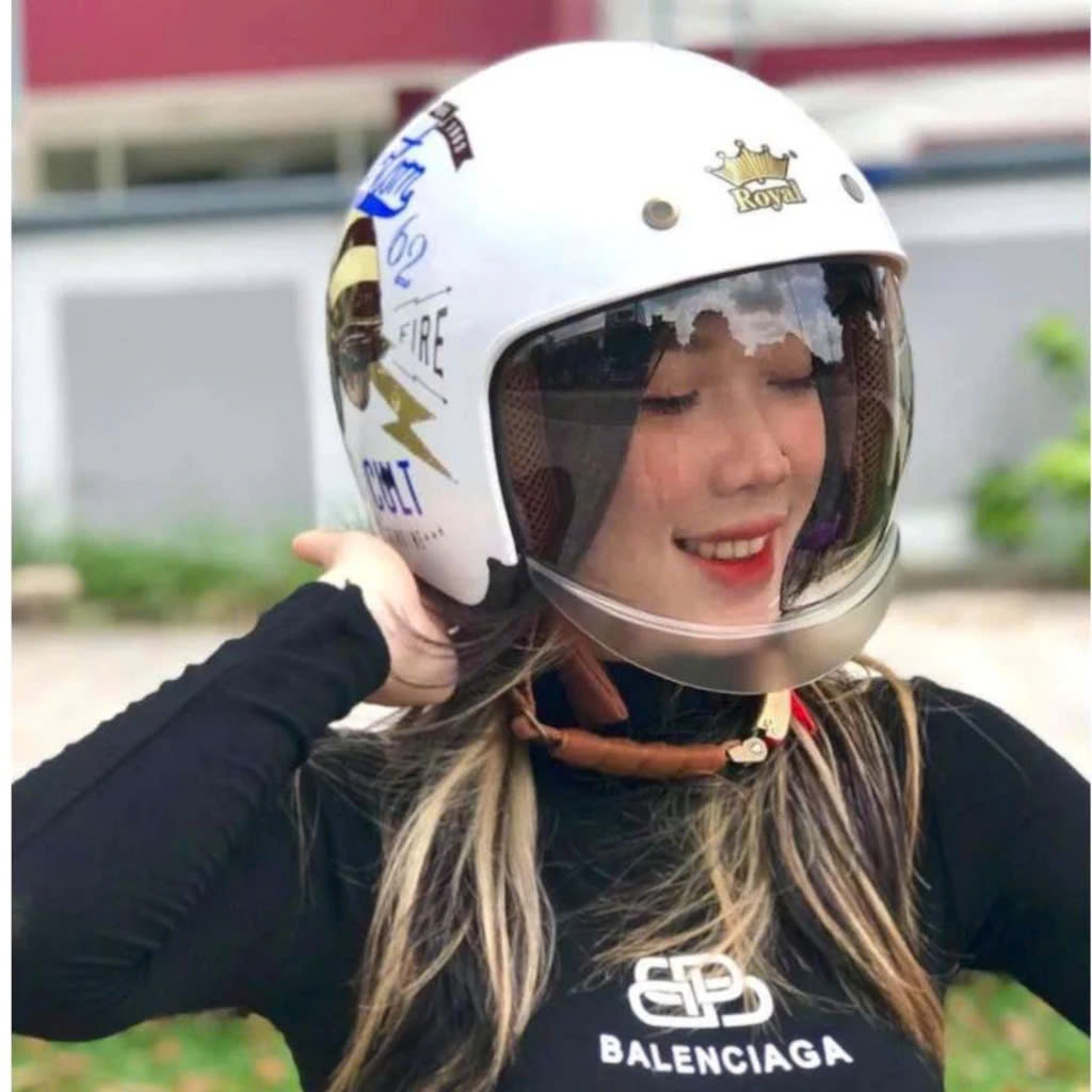 PHỤ KIỆN Kính Royal M139 cao cấp kính âm rời thay thế cho mũ bảo hiểm Royal M139 chính hãng