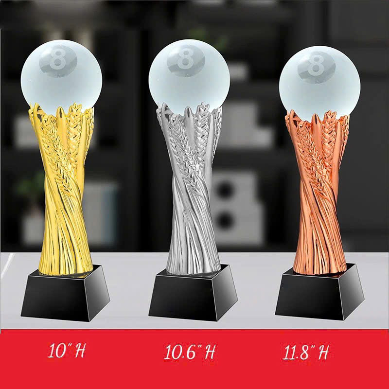 Cúp lưu niệm bida phale số 8 và 9