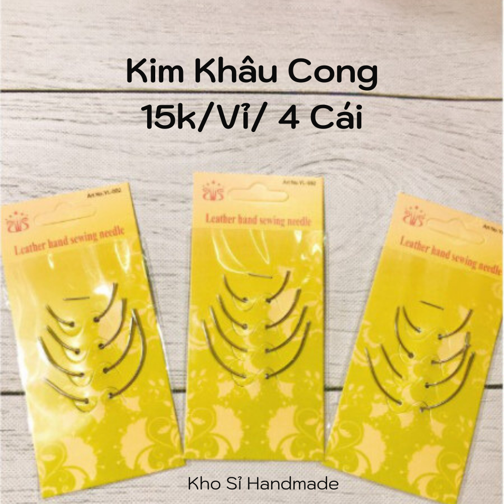 Set 4 kim khâu cong