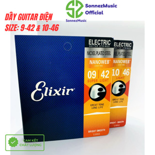 Dây đàn guitar điện, dây guitar điện Elixir bền đẹp với âm thanh sáng sủa - Sonnezmusic