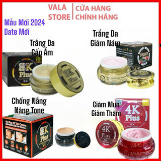 Kem Dưỡng Trắng Da Ban Đêm 4K Plus 5x Thái Lan Chính Hãng, Mẫu Mới Date Mới 20gr