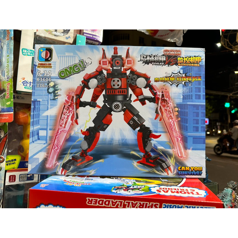 Hộp lê gô lắp ghép mô hình Robot 3606