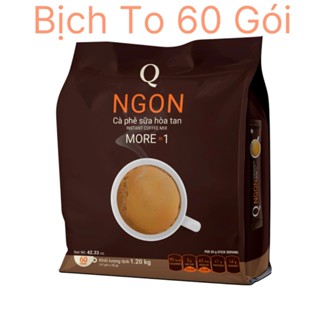 Cà Phê Sữa Hòa Tan Trần Quang NGON Bịch To 60 gói x 20gr