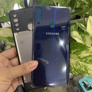 bộ vỏ Samsung A20s (gồm lưng,sườn,xương ,phím)