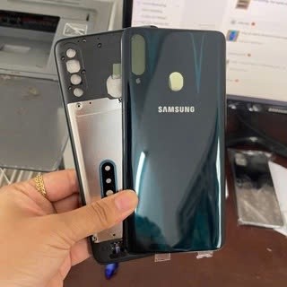 bộ vỏ Samsung A20s (gồm lưng,sườn,xương ,phím)