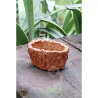 Chậu đất nung thủ công (gốm Bàu trúc)