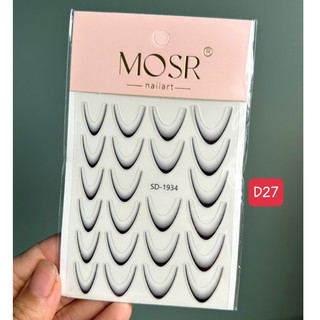 Sticker 5D sticker lụa dán móng tay Mẫu Mới