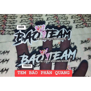 [  1 TEM ] TEM DECAL BÁO NỀN PHẢN QUANG DÁN TRANG TRI XE