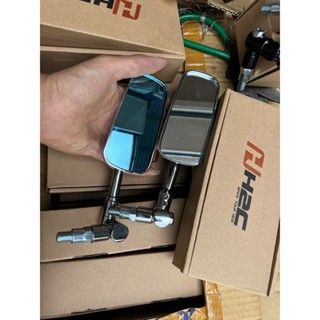 Gương chiếu hậu H2C + Chân xoay 360 nhôm cnc ( Tặng chân nối ) - Phụ kiện