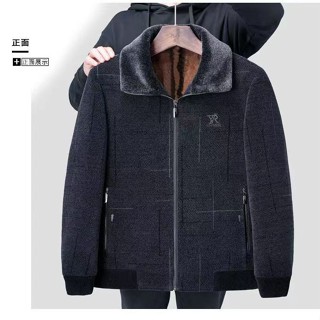 Áo khoác Nam trung niên ấm áp dành tặng bố , trong có lót lông, dày dặn siêu ấm, chất liệu Dạ len cao Cấp (M101)