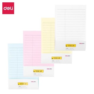  Giấy Note Ghi Chú Hình Chủ Nhật Deli 21527 
