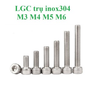  M3 M4 M5 M6 Bulong lục giác chìm đầu trụ INOX 304 M3 M4 M5 M6 