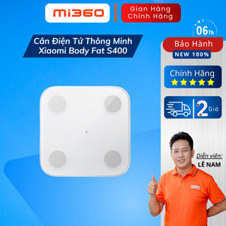 Cân Điện Tử Thông Minh Xiaomi Body Fat S400 MJTZC01YM - Kết Nối APP - Hàng Chính Hãng
