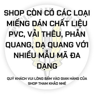 Patch PVC Dán Balo, Miếng Dán Velcro Dán Áo, Dán Túi Và Mũ