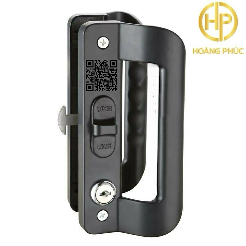 Khóa lùa chữ D sử dụng cửa lùa (cửa trượt) nhôm Xingfa hệ 93, 55, PMA, hệ vát cạnh.