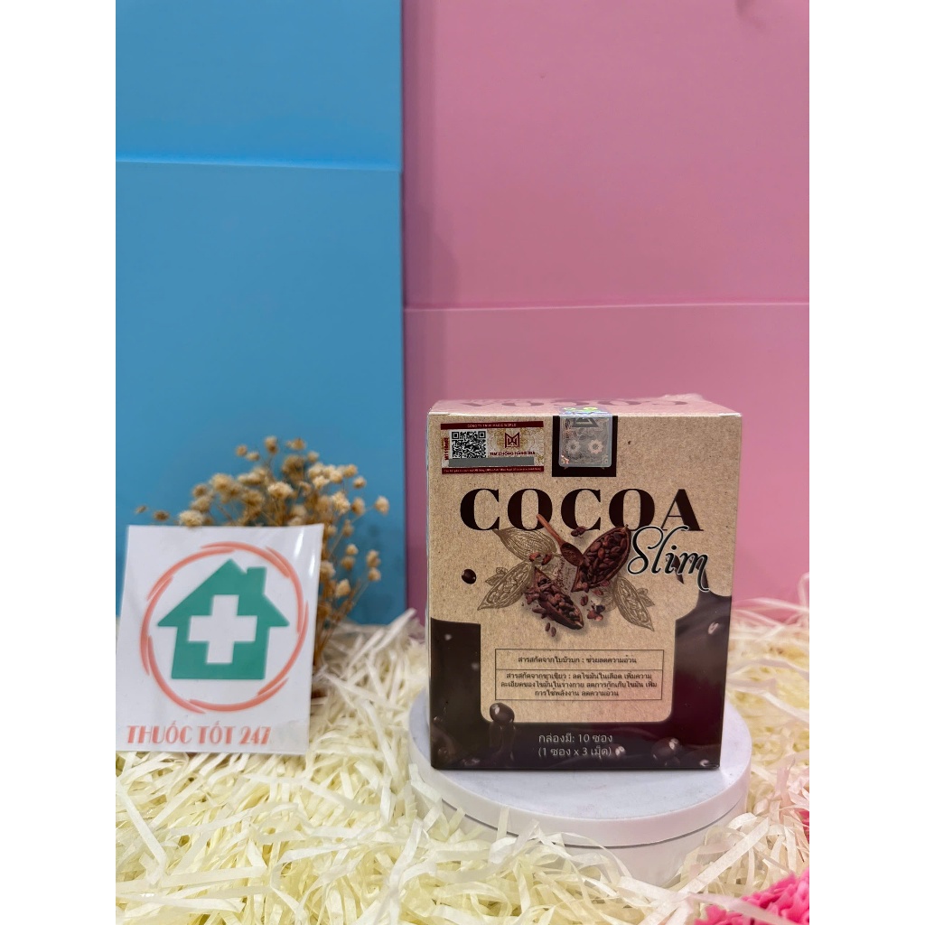 Giảm cân Cocoa Slim chính hãng Cacao giảm cân cấp tốc nhanh an toàn