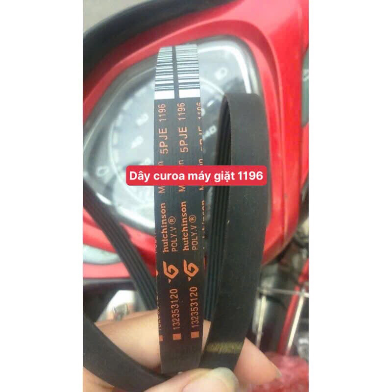 Dây curoa 1196 thay thế máy giặt model EWF 9025, 9024, 9023, 12938, 10932, 12942, 12932, 12944, 9025