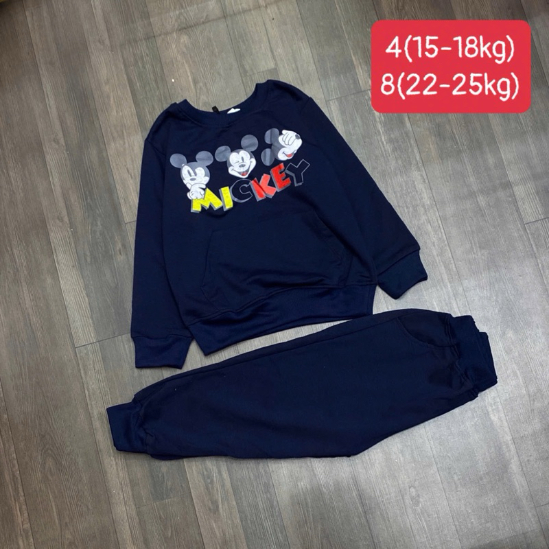 Bộ nỉ da cá bé gái đại cồ