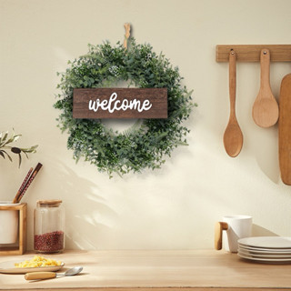 Vòng nguyệt quế, vòng hoa treo cửa, trang trí cây thông noen, không khí giáng sinh