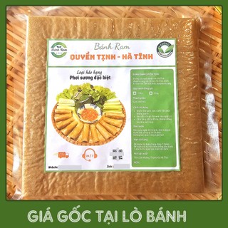  Vỏ ram Hà Tĩnh cuốn nem rán loại ngon Phơi sương  500g - Hút chân không - Bánh ram Quyền Tịnh 