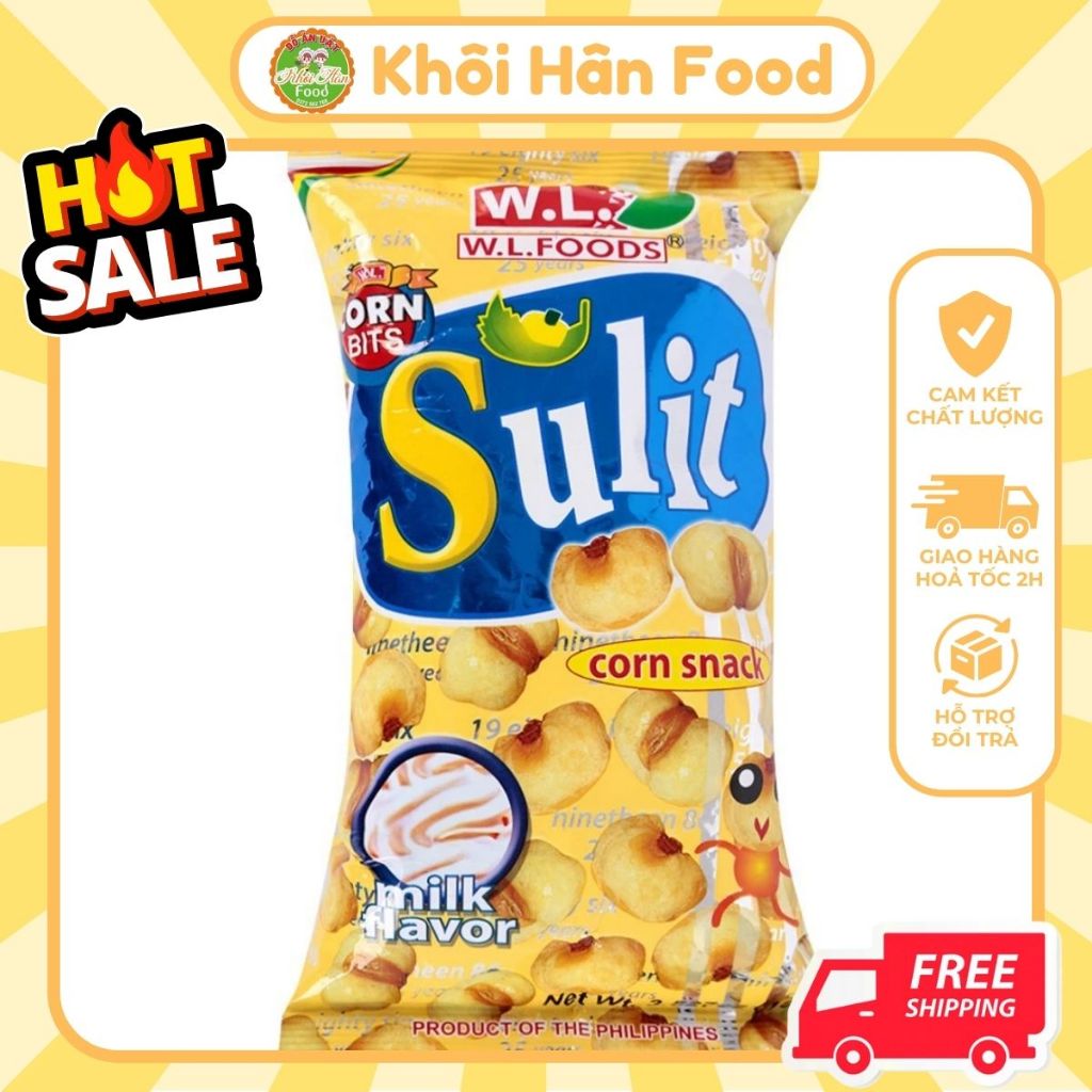 Bắp rang sữa Sulit Philippines - gói 100g | Khôi Hân Food