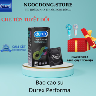 Bao Cao Su Durex Performa Kéo Dài Thời Gian Size 52mm Hộp 12 Bao | NGOCDONG.STORE