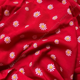 [XẢ HÀNG] 🌷 VẢI TƠ PHÁP HOA CÚC CHẤT ĐẸP - KHỔ 1m5🌷