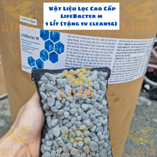 Vật Liệu Lọc LifeBacter L (1 Lít) Kèm Túi Đựng - Chiết Lẻ Từ Thùng 100 Lít - Vật Liệu Lọc Sinh Học Cho Bể Cá