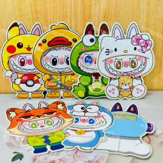 100 bao lì xì chibi LABUBU, NGỰA , THẦN TÀI, HOẠT HÌNH dạ quang loại 1