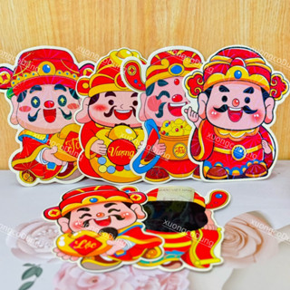 combo 50/100 bao lì xì chibi dạ quang thần tài năm 2026