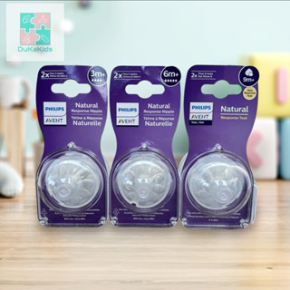 Núm ti thay thế bình sữa Avent Natural đủ size (Mẫu mới)