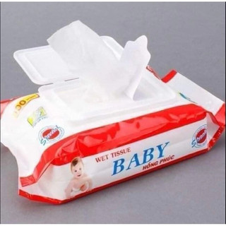 10 gói khăn/giấy ướt baby phú đạt