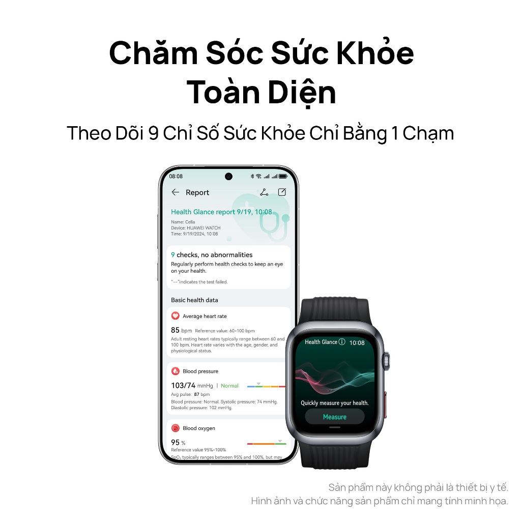 Đồng Hồ Thông Minh HUAWEI WATCH D2 | Theo Dõi Huyết Áp Động| Thiết Kế Mỏng Nhẹ | Quản Lý Sức Khỏe Toàn Diện | BigBuy360 - bigbuy360.vn